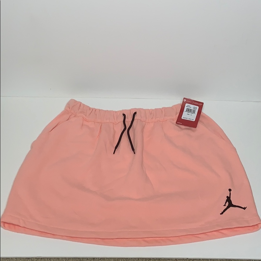 Jordan sweats material baby pink girls skirt